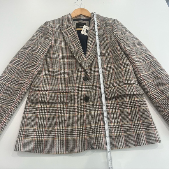 J. Crew Somerset Blazer in Glen Plaid English Wool Tailored Fitted | women’s 6T - Picture 15 of 15